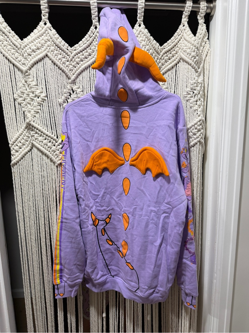 NWT disney WDW epcot figment hoodie
